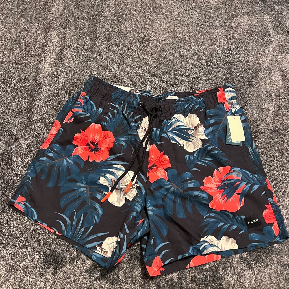 Tropical swim trunks